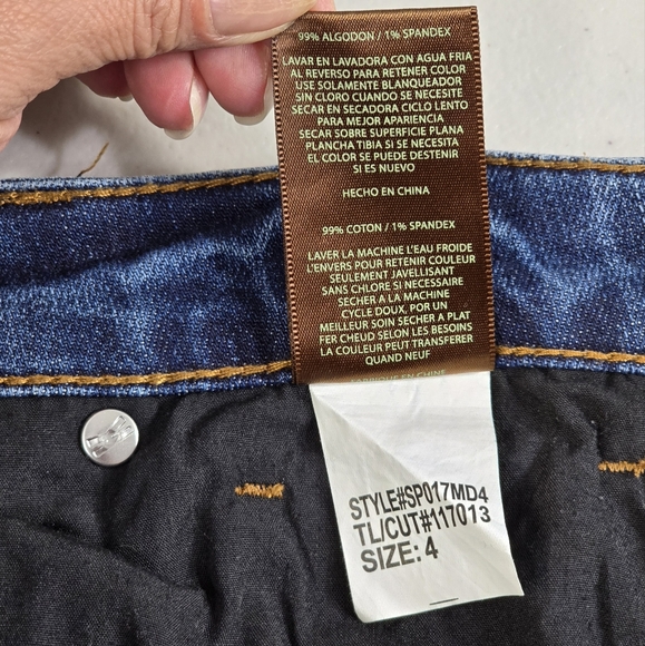 Kut Kloth Boyfriend Womens Jeans Medium Wash Blue Distressed Size 4 Mid Rise - Picture 13 of 14